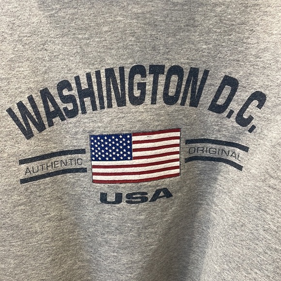 Washington D. C grey vintage crewneck sweater. - Picture 2 of 5